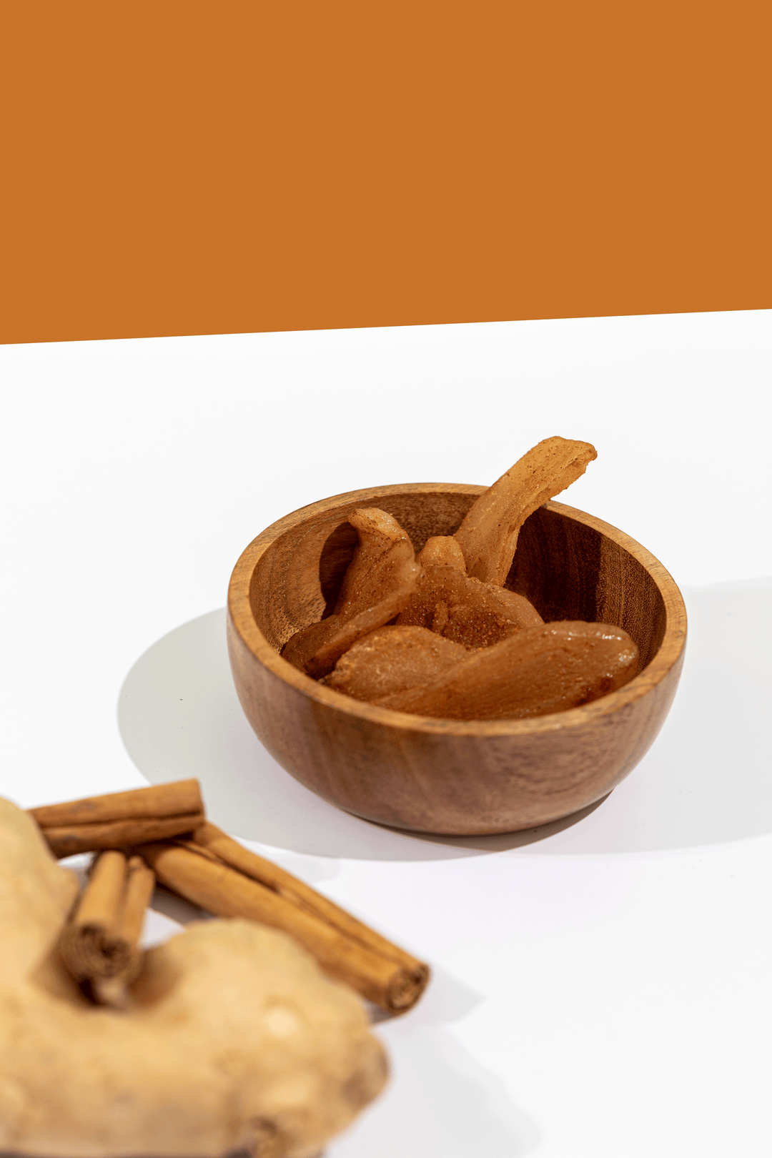 Tranches de Gingembre sucrées à la Cannelle 200g
