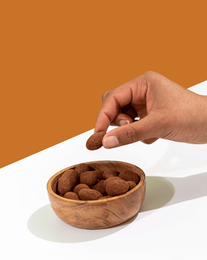 Amandes au Chocolat au Lait & Poudre de Cacao 200g