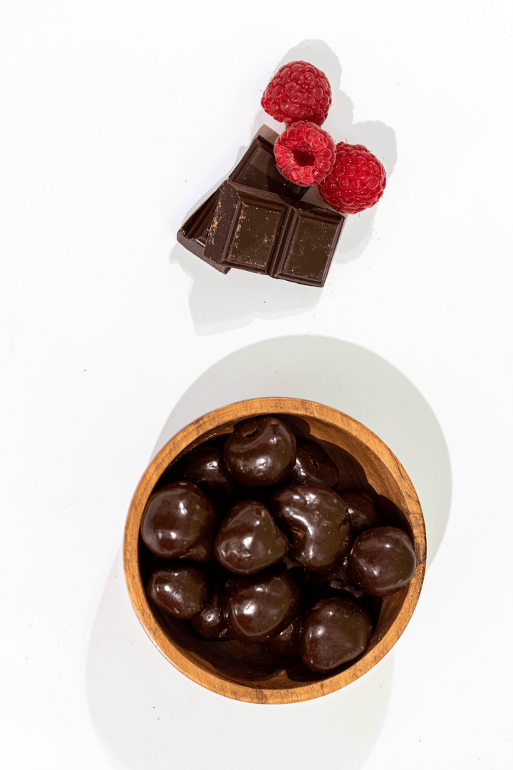 Framboises enrobées de Chocolat Noir 200g
