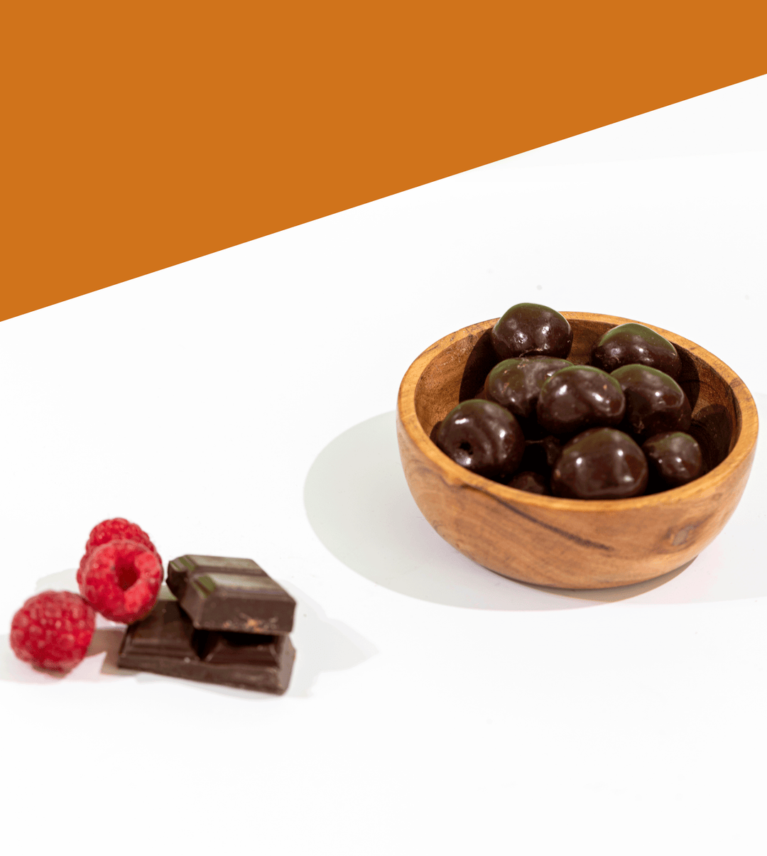 Framboises enrobées de Chocolat Noir 200g