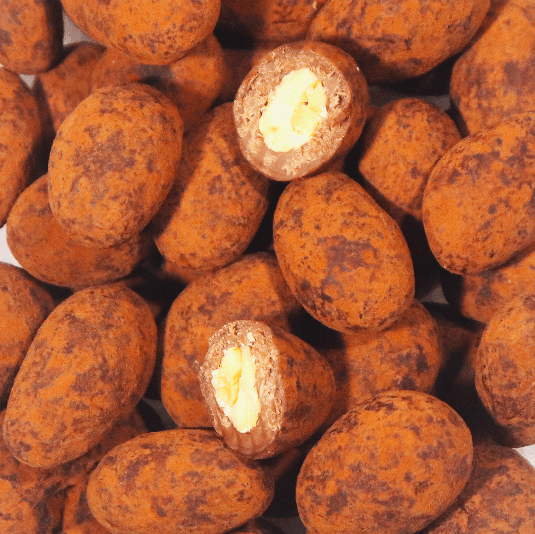Amandes au Chocolat au Lait & Poudre de Cacao 200g