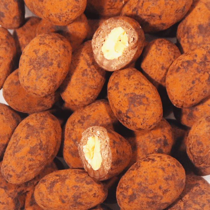 Amandes au Chocolat au Lait & Poudre de Cacao 200g