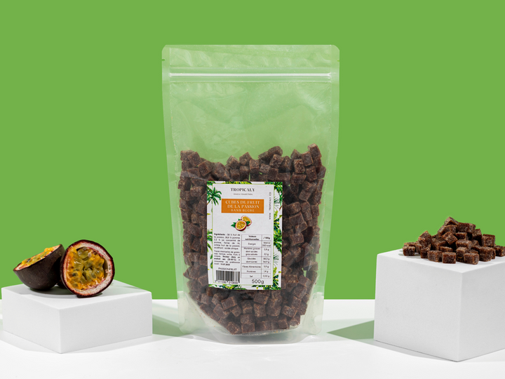 Cubes de Fruit de la Passion sans sucre - 200g