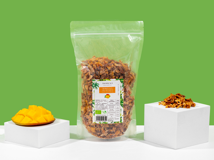 Morceaux de Mangue séchés Bio 200g